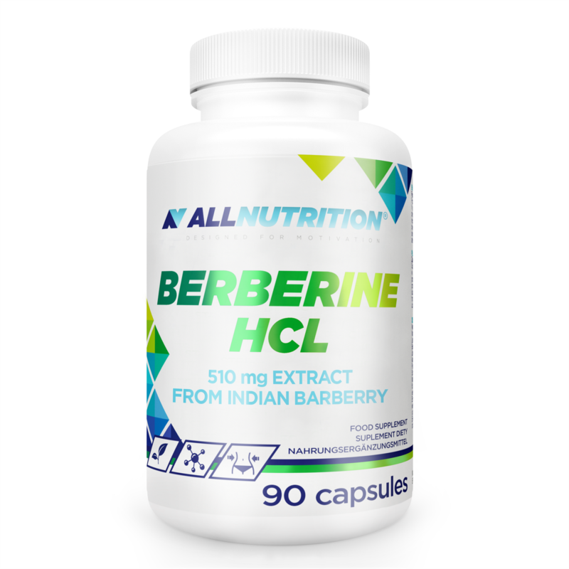 Berberine HCL 500mg 90 kaps -klinisk testet!
