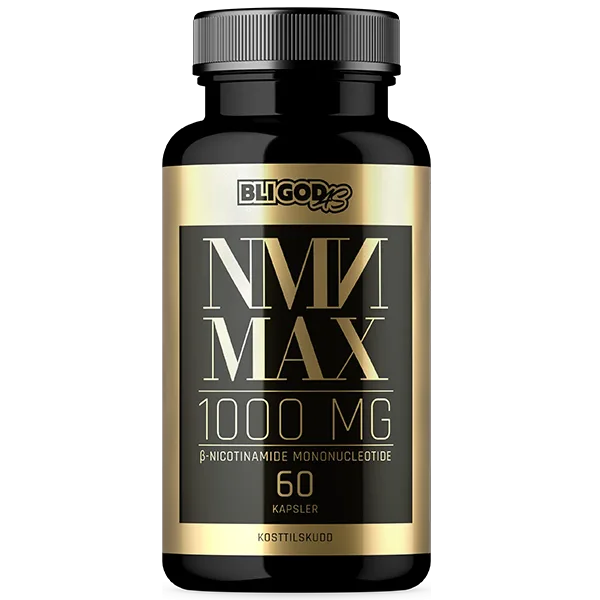 Bilde av NMN MAX 500 mg, 60 kapsler – nikotinamid mononukleotid