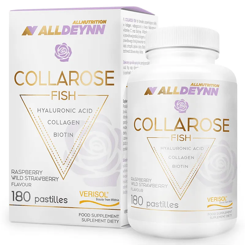 Kollagen Type 1 VERISOL® fra fisk – Biotin + Hyaluronsyre – 180 tabletter – Collarose Fish