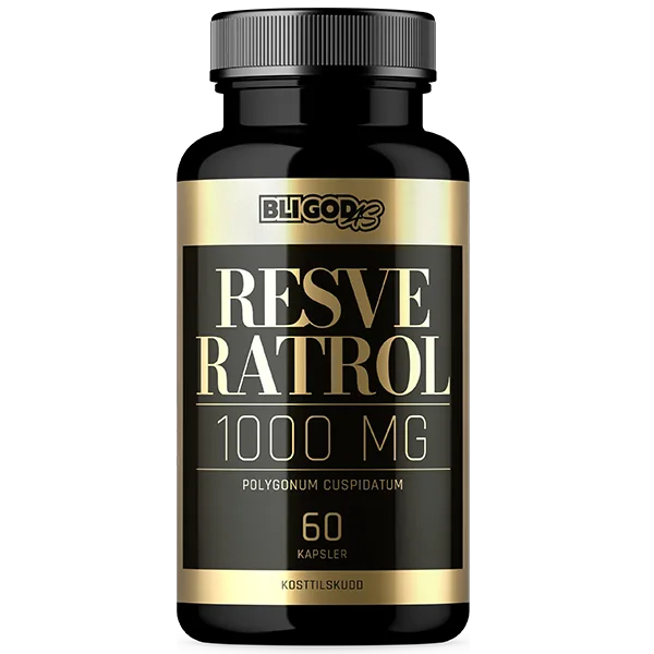 Bli God Resveratrol 500 mg per kapsel – 60 kapsler med høy dose trans-resveratrol