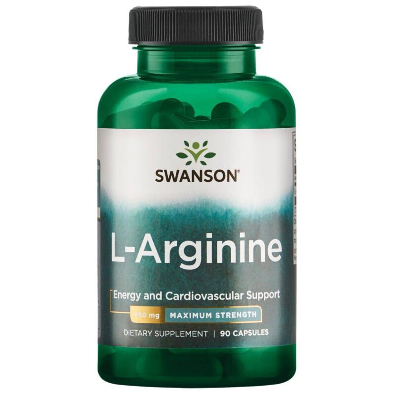 L-ARGININE (850MG) 90 kaps. SUPER STRENGTH SWANSON