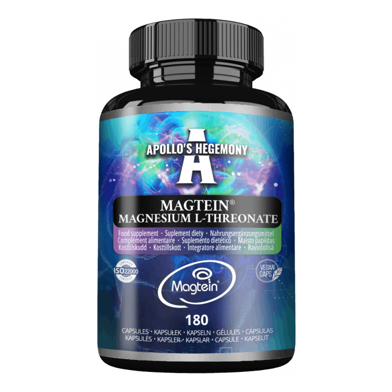 Magtein Magnesium L-Threonate 144 mg – 180 kapsler – Apollo's Hegemony