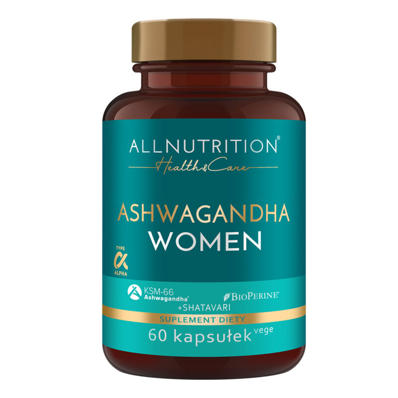 Ashwagandha Women 60 kaps (Ashwagandha 200 mg + Shatavari 300 mg + Saponiner 60 mg + Piperin 2 mg)