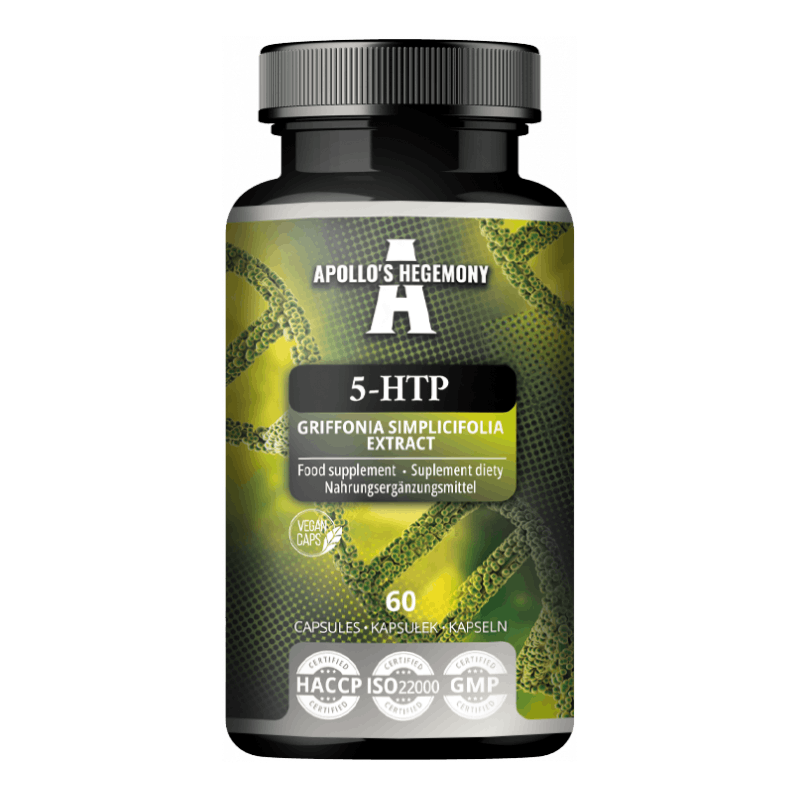 5-HTP 150 mg – 120 kaps fra Apollos Hegemony
