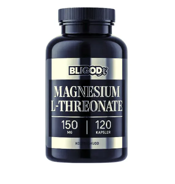 Bli God Magnesium L-Treonat – 120 kapsler med 150 mg per porsjon