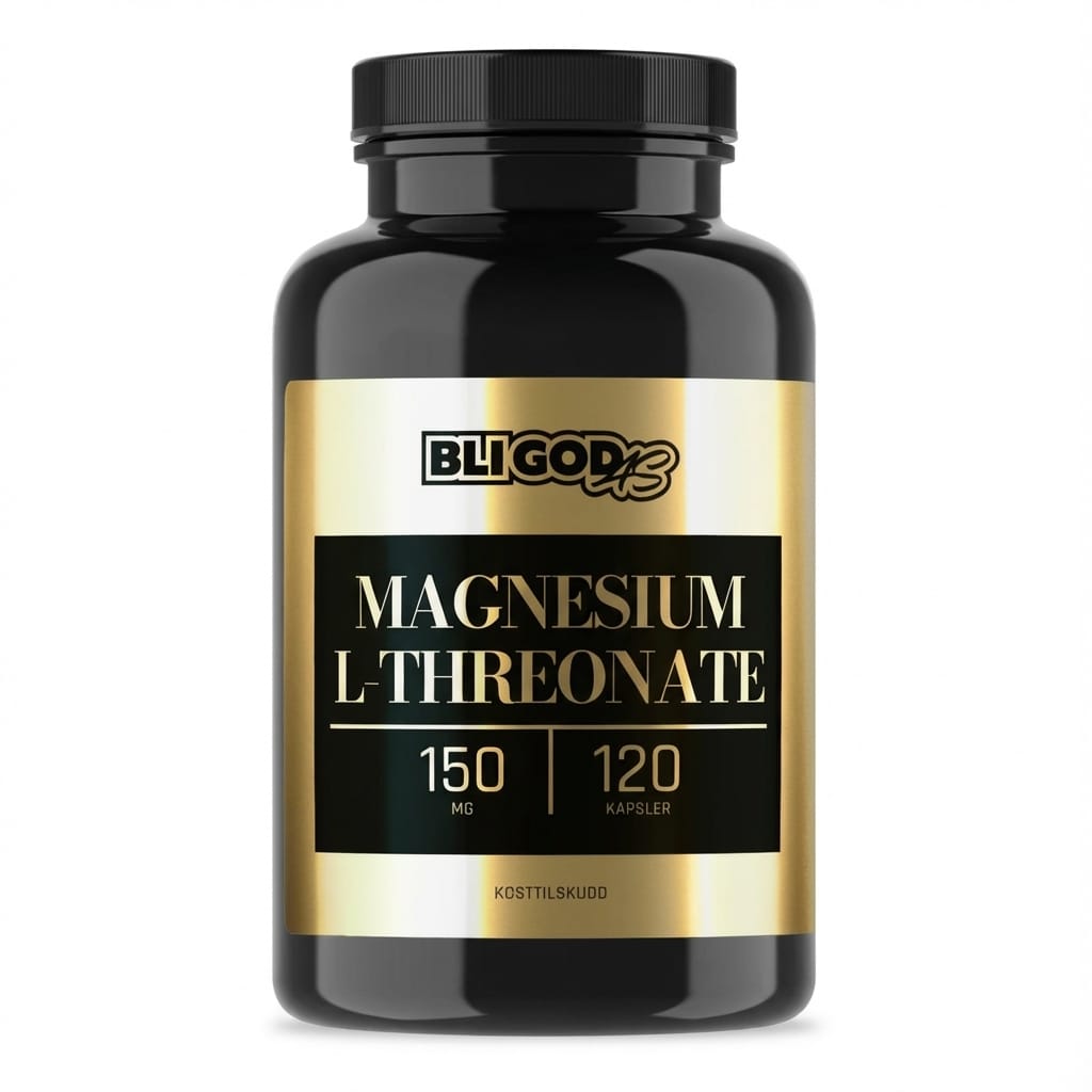 Bli God Magnesium L-Treonat – 120 kapsler med 150 mg per porsjon