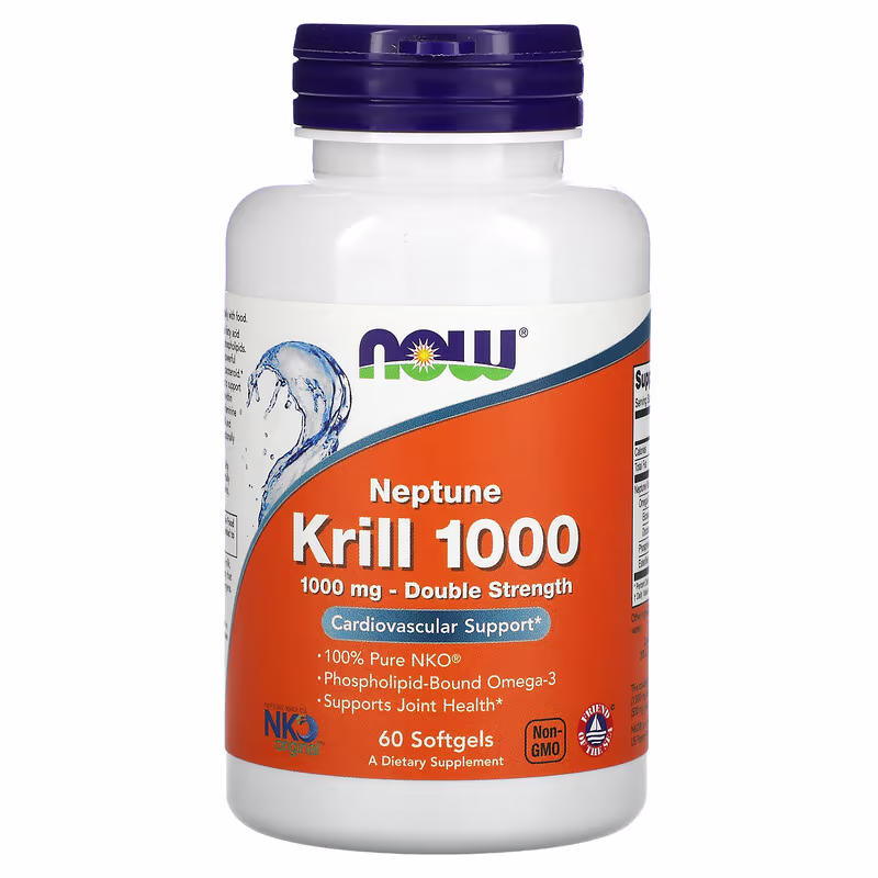 Neptune Krill Oil 1000 mg – 60 kapsler- NOW Foods