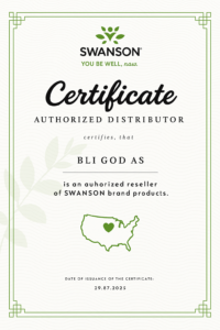 Bli God AS certificate