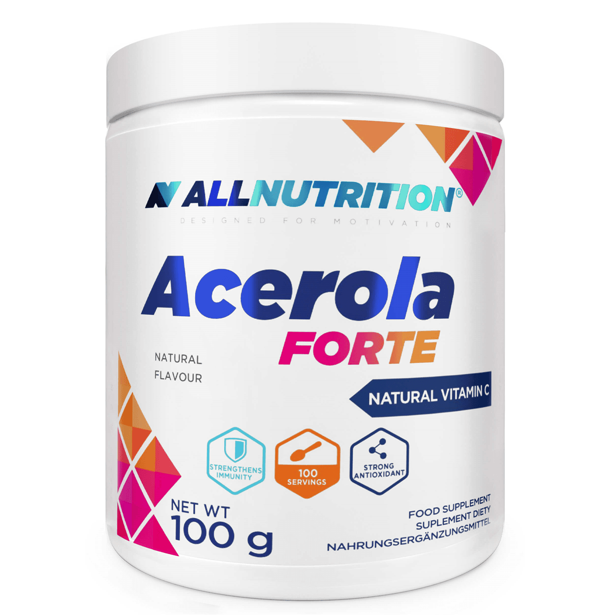 Acerola Forte – Vitamin C pulver 100 gram - ALLNUTRITION