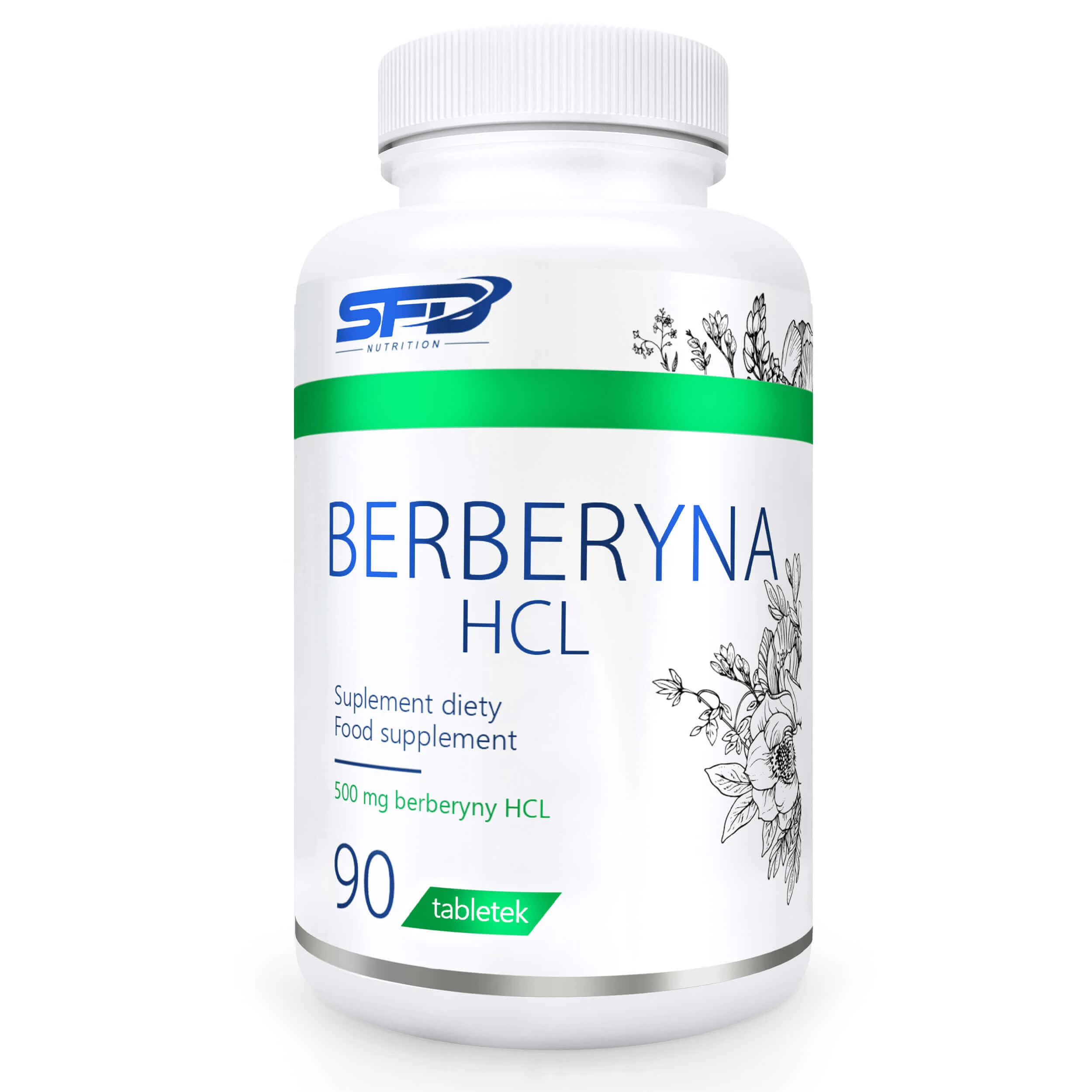 berberin hcl 500 mg tabletter SFD Nutrition – 90 stk