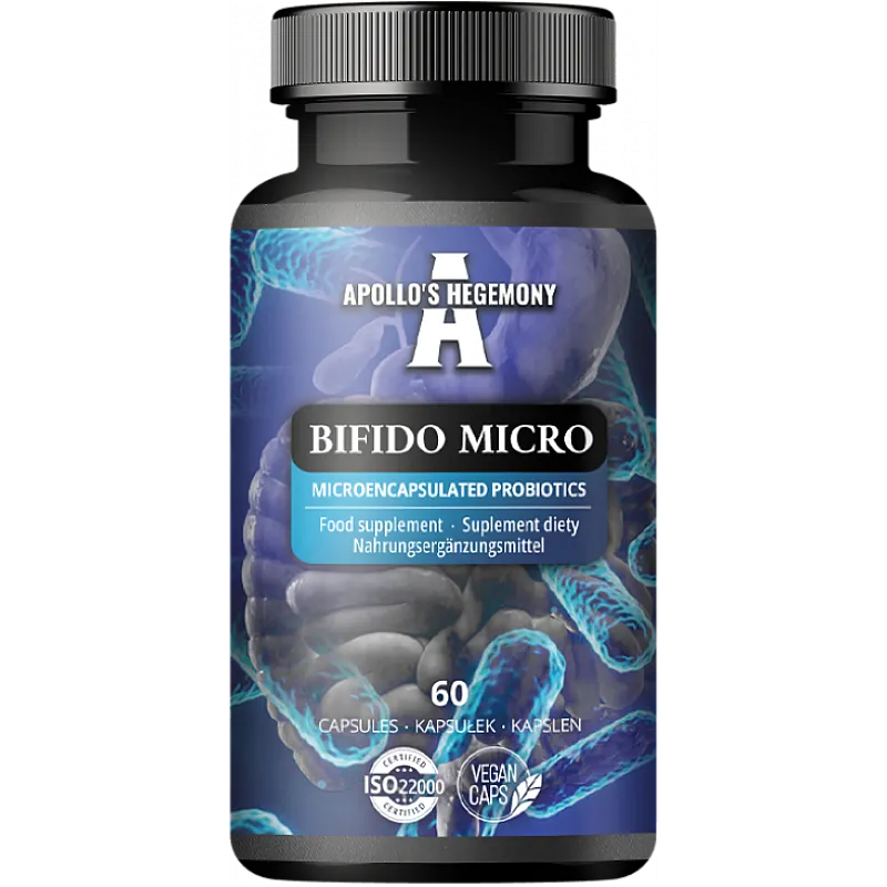 Probiotika Bifidobacterium BR03 og BS01 10 mrd – 60 vegkapsler