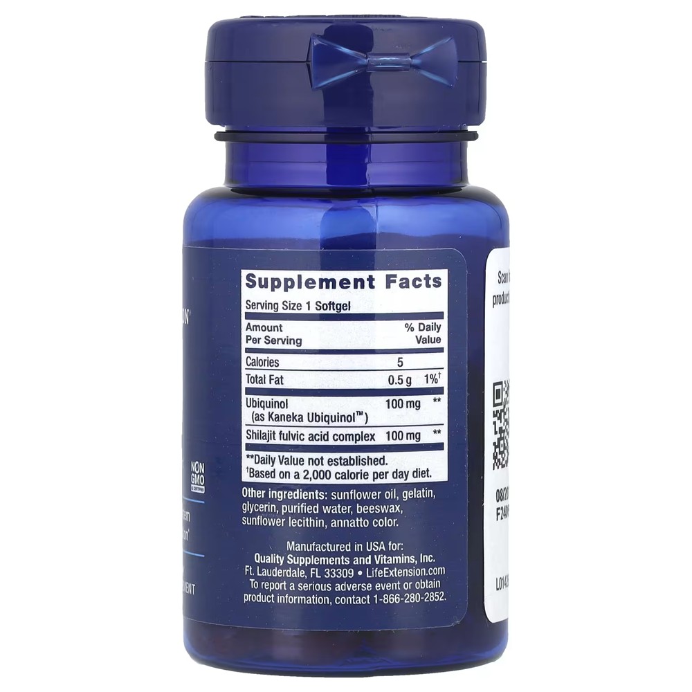 ubiquinol shilajit 100 mg