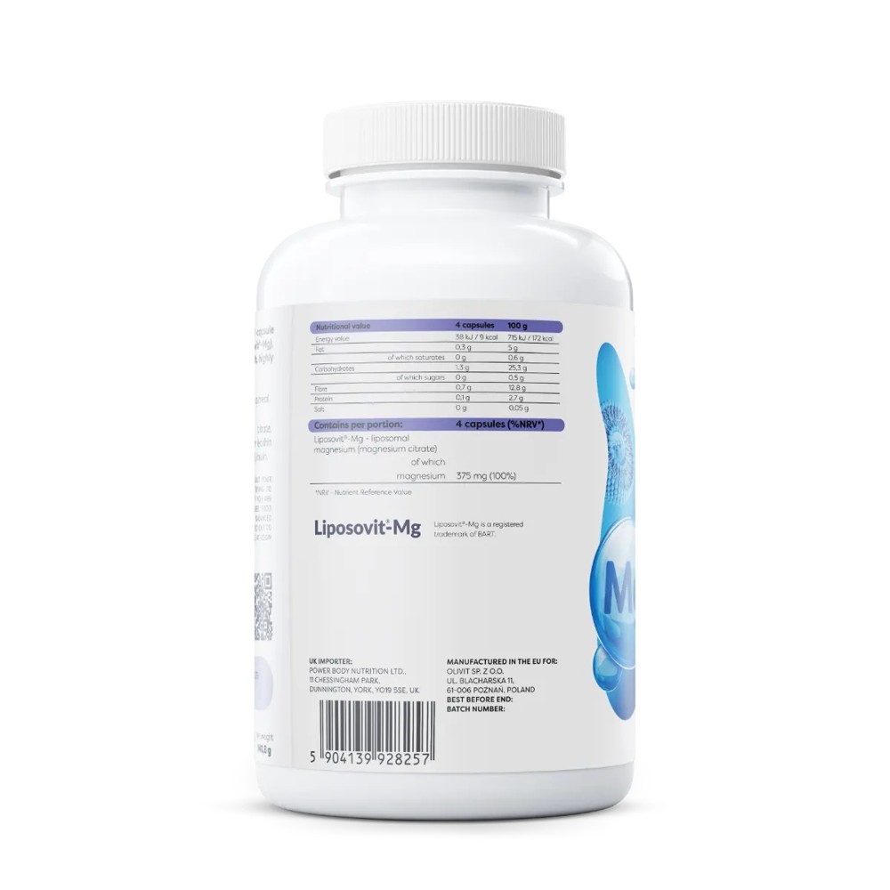 liposomal magnesium 375 mg kapsler