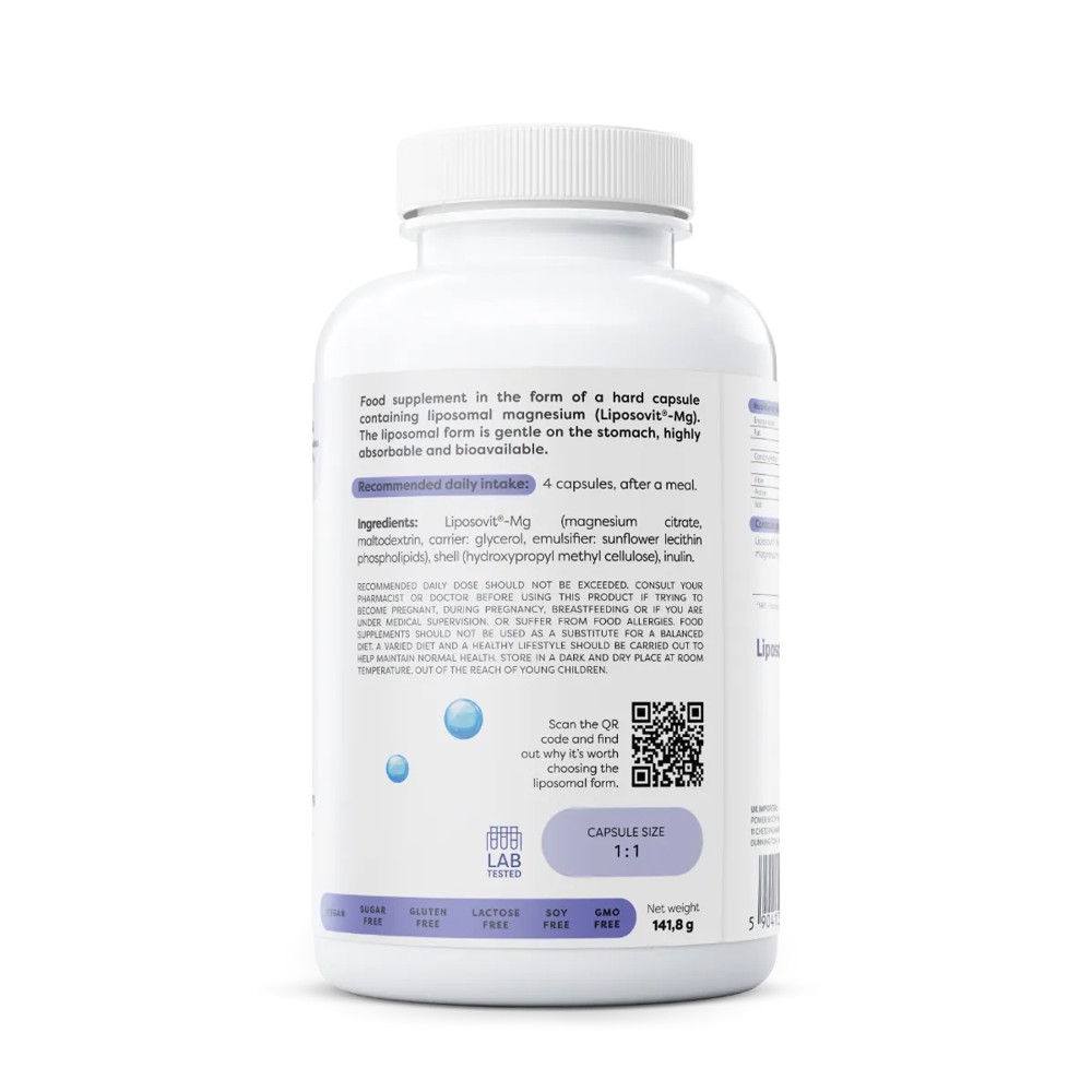 liposomal magnesium 375 mg kapsler