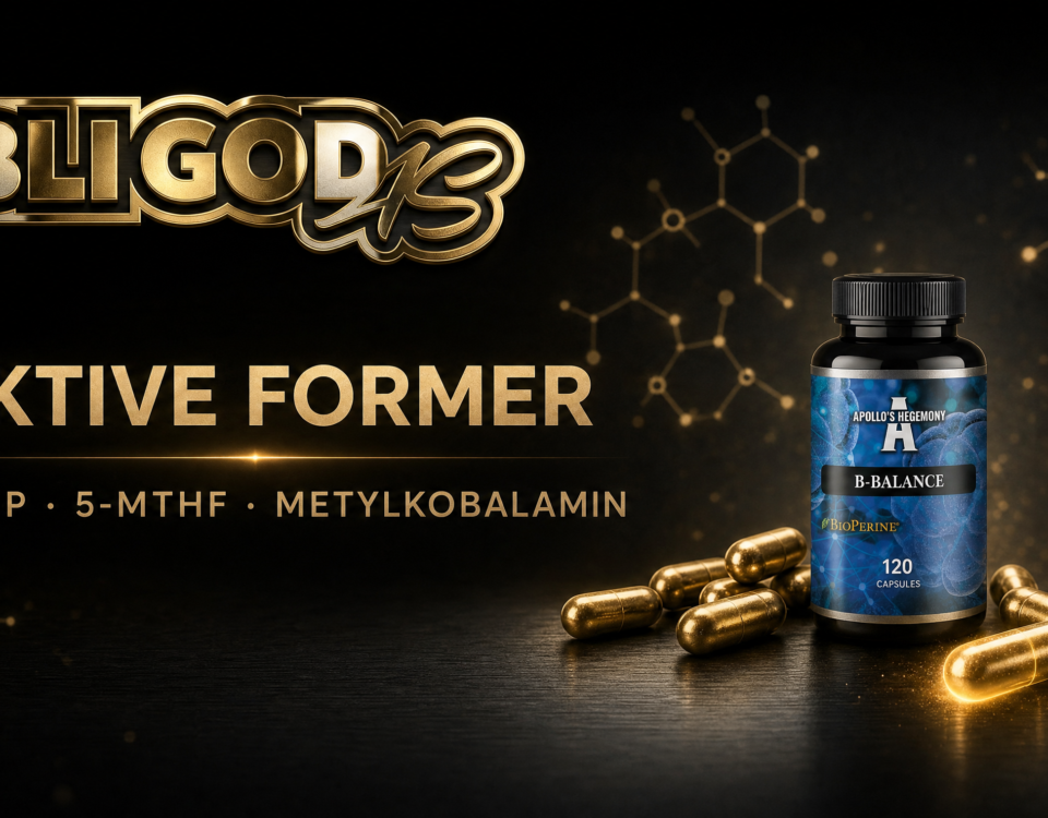Vitamin B-kompleks med aktive former P-5-P 5-MTHF og metylkobalamin