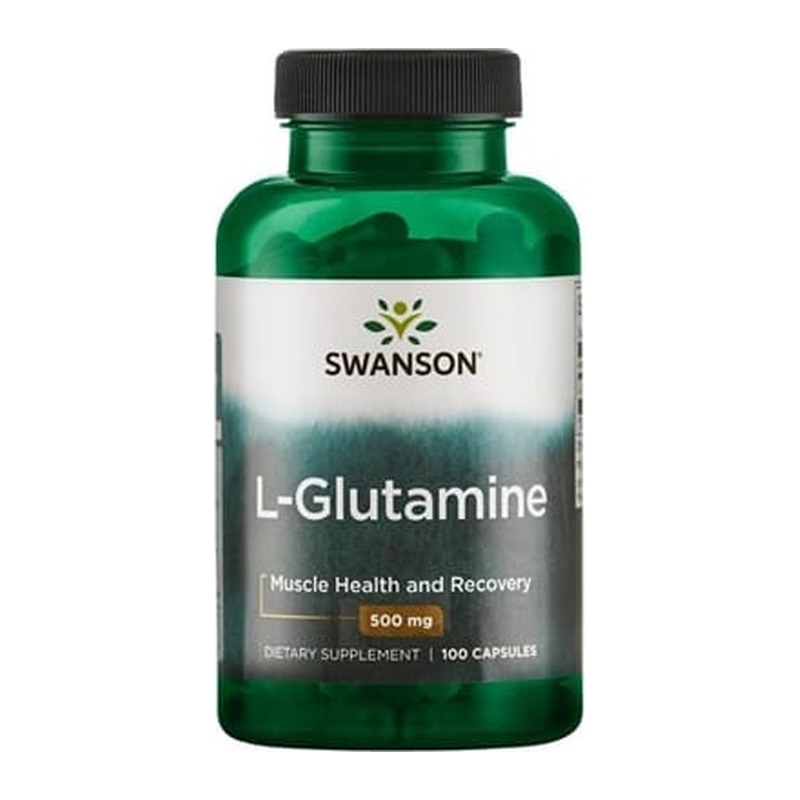 swanson l-glutamin 500 mg vegkapsler
