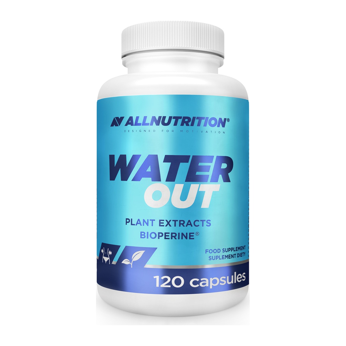 Water Out – vanndrivende kapsler med planteekstrakter (120 kapsler), ALLNUTRITION